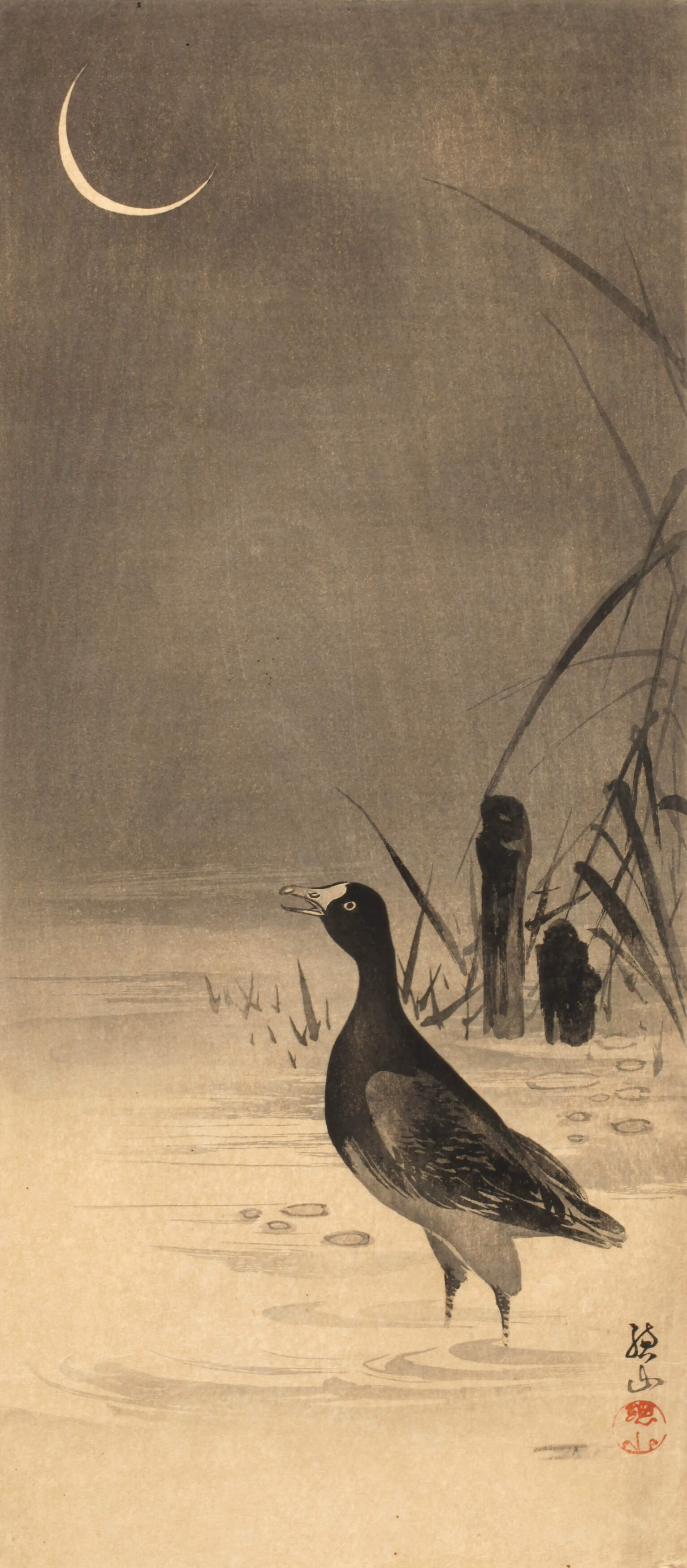 Farbholzschnitt Ohara Koson