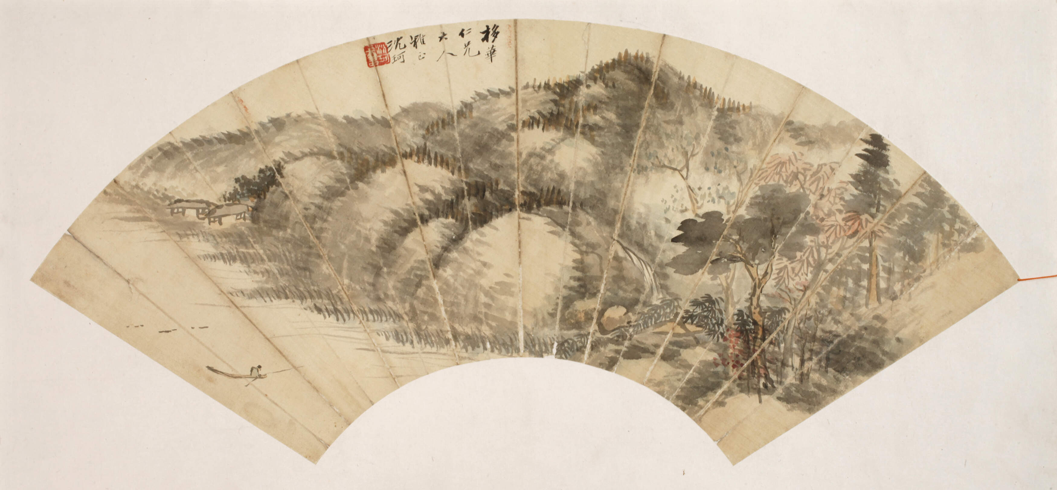 Historische Fächerbespannung