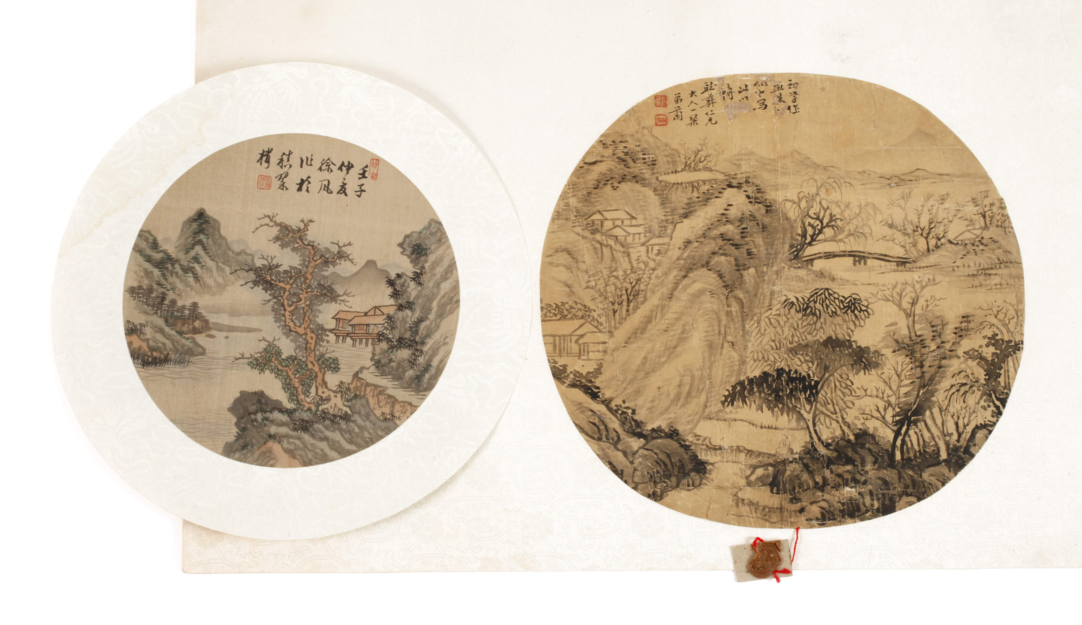 Zwei figürliche Mischtechniken