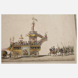 Asiatischer Festumzug