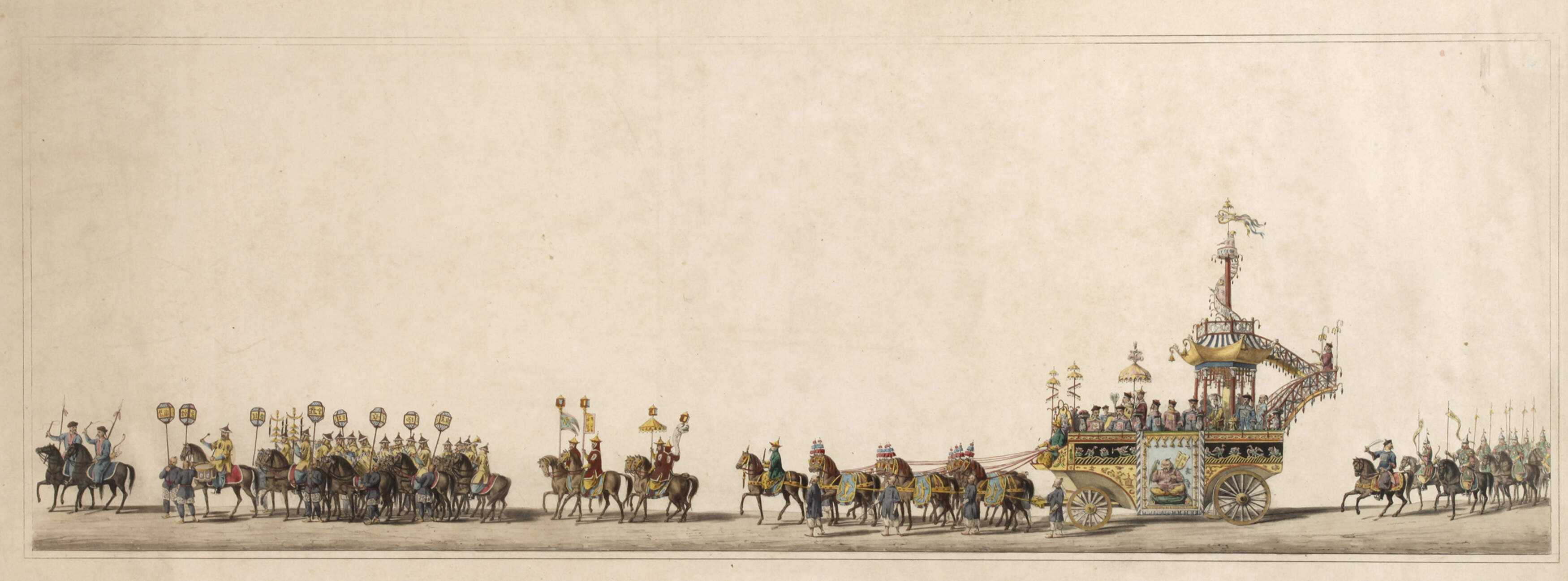 Asiatischer Festumzug