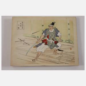 Fünf japanische Leporellos aus der Meiji-Zeit