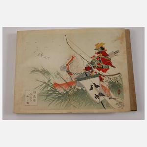 Fünf japanische Leporellos aus der Meiji-Zeit