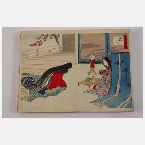 Fünf japanische Leporellos aus der Meiji-Zeit