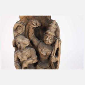 Hinduistische Schnitzerei