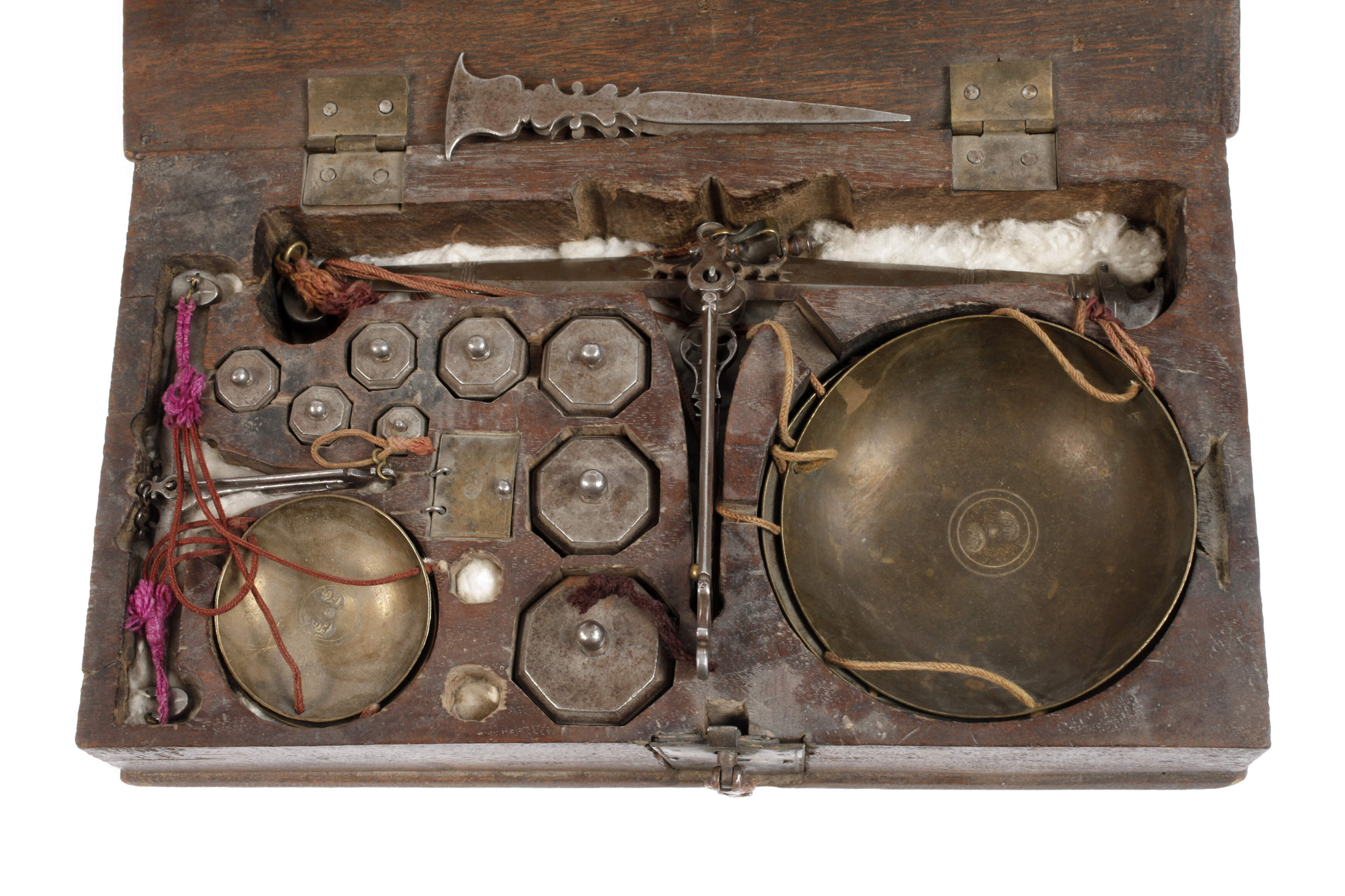 Historische Münzwaage