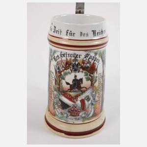 Reservistenkrug und -pfeife Train Batl. Darmstadt