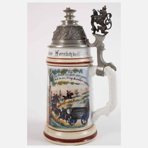 Reservistenkrug und -pfeife Train Batl. Darmstadt