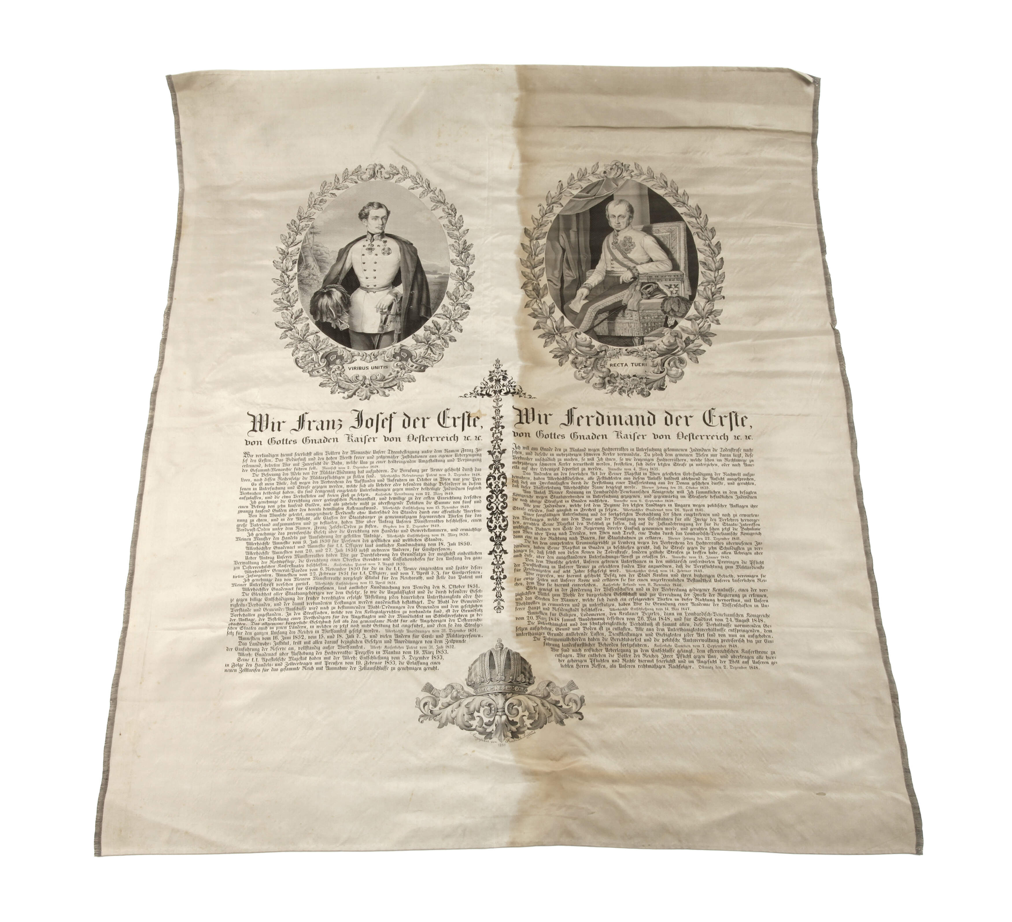 Seidenwebbild Kaisertum Österreich