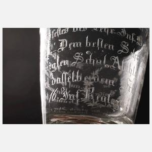 Regimentsglas "Es Lebe der Kaiser"