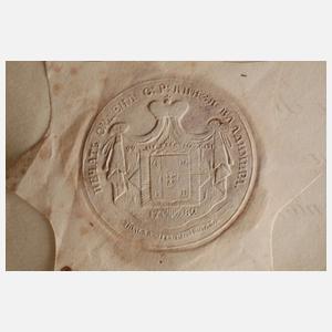 Verleihungsurkunde Wladimir-Orden an von der Heydte