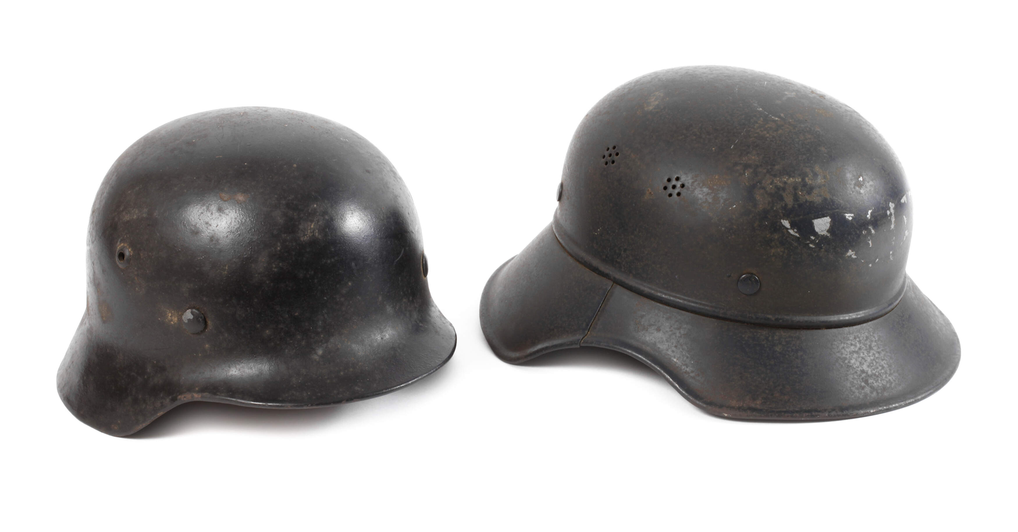 Zwei Stahlhelme 2. Weltkrieg