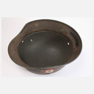 Stahlhelm Polizei Kradfahrer