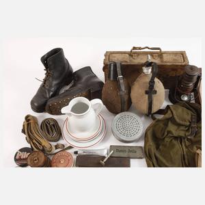 Konvolut Ausrüstung 2. Weltkrieg