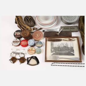 Konvolut Ausrüstung 2. Weltkrieg