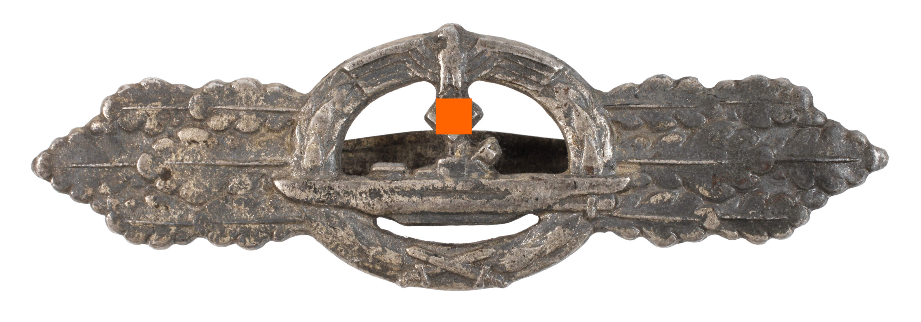 U-Boot-Frontspange in Silber