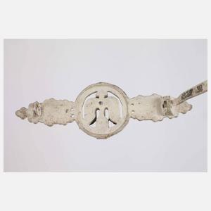 Frontflugspange für Jäger in Silber