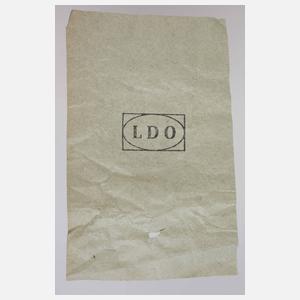 Frontflugspange für Jäger in Silber