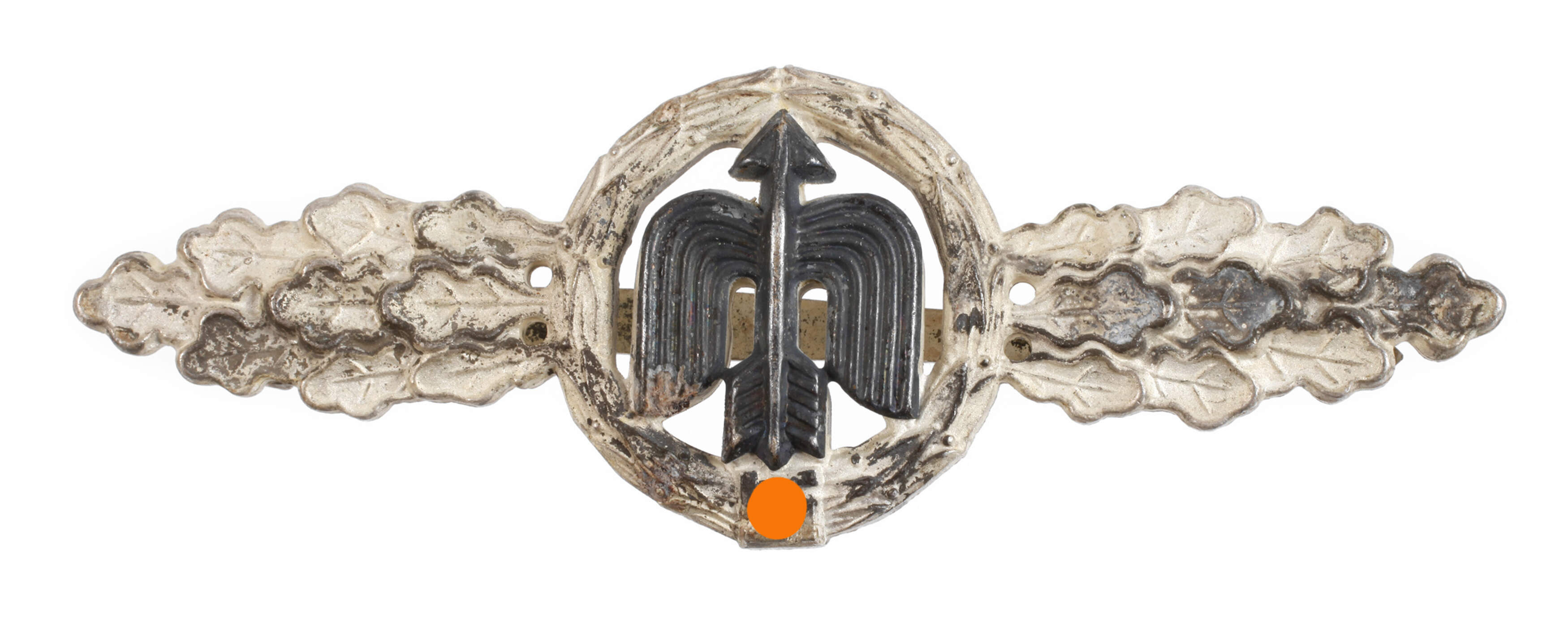 Frontflugspange für Jäger in Silber