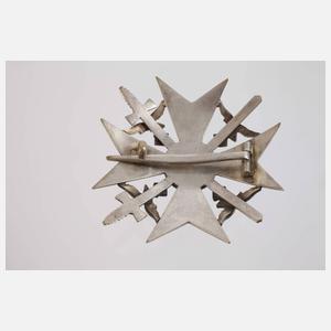 Spanienkreuz in Silber