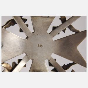 Spanienkreuz in Silber