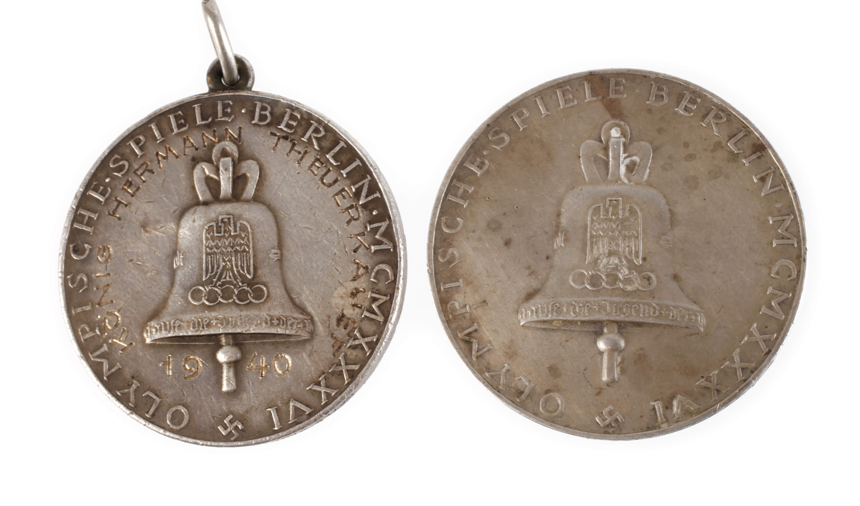 Zwei Silbermedaillen Olympiade 1936