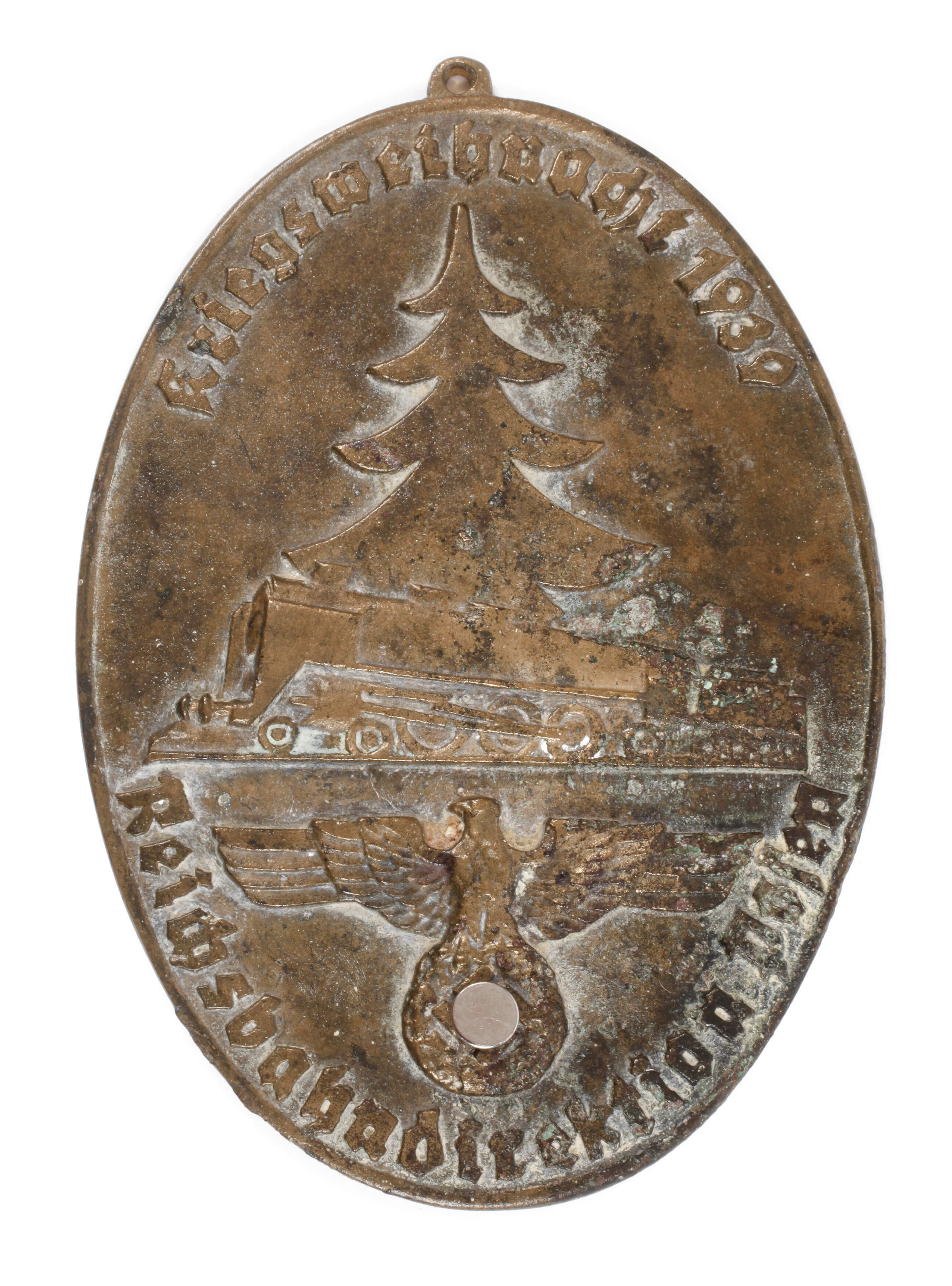 Plakette Reichsbahndirektion Posen