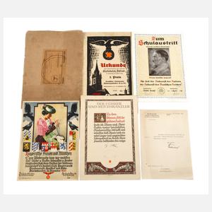 Konvolut Urkunden 3. Reich