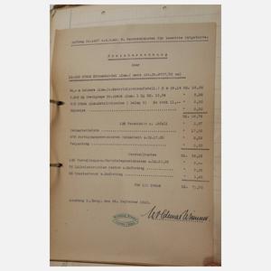 Muster- und Rechnungsbuch für Effekten 3. Reich