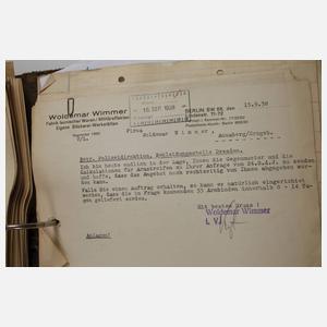 Muster- und Rechnungsbuch für Effekten 3. Reich