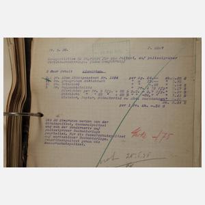 Muster- und Rechnungsbuch für Effekten 3. Reich