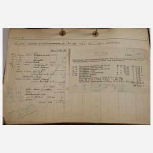 Muster- und Rechnungsbuch für Effekten 3. Reich