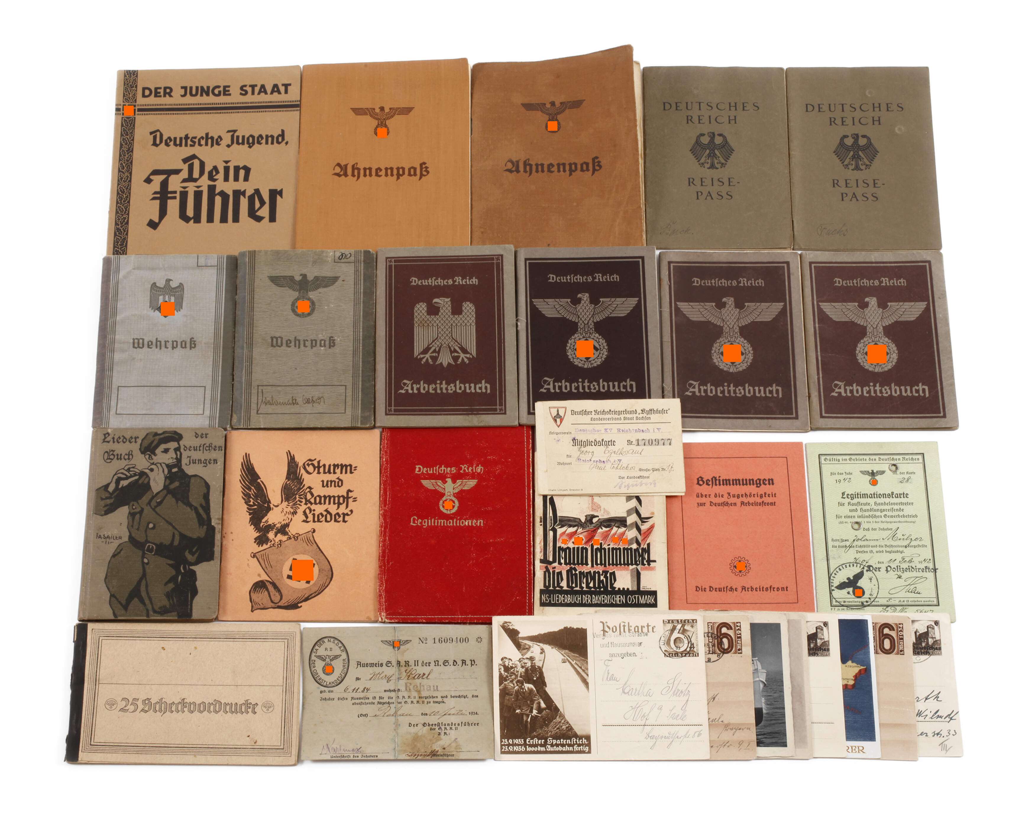 Papierkonvolut 3. Reich