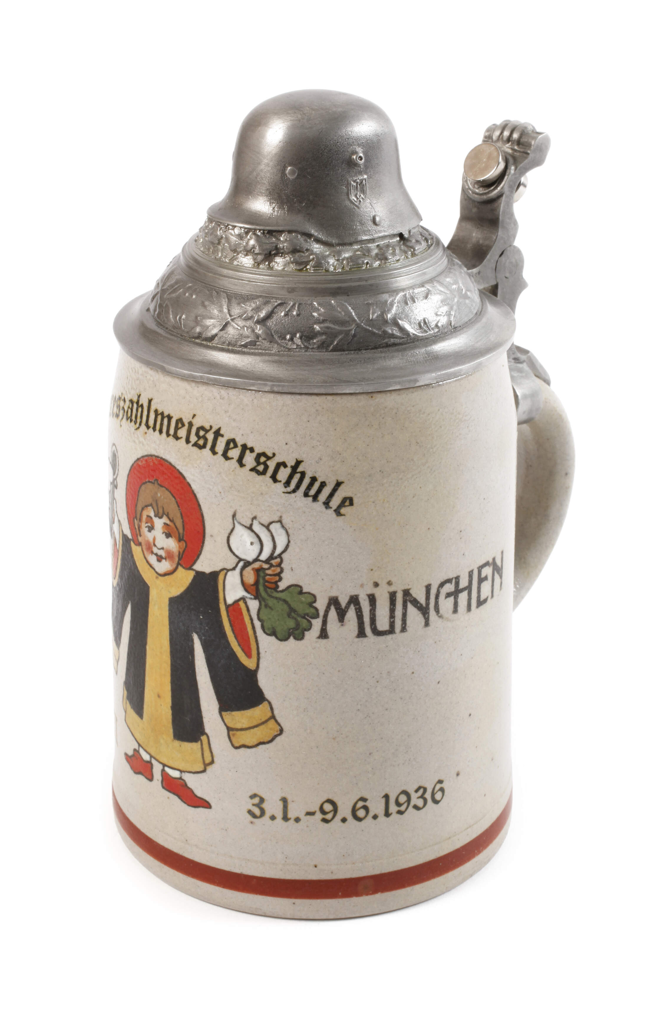 Andenkenkrug Heereszahlmeisterschule München