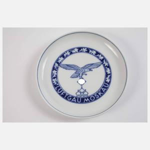 Meissen kleiner Wandteller "Luftgau Moskau"