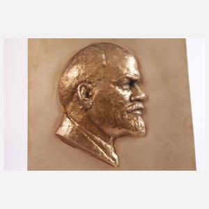 Relieftafel Wladimir Iljitsch Lenin