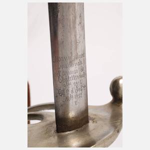 Zwei Infanterie-Offizierssäbel Frankreich