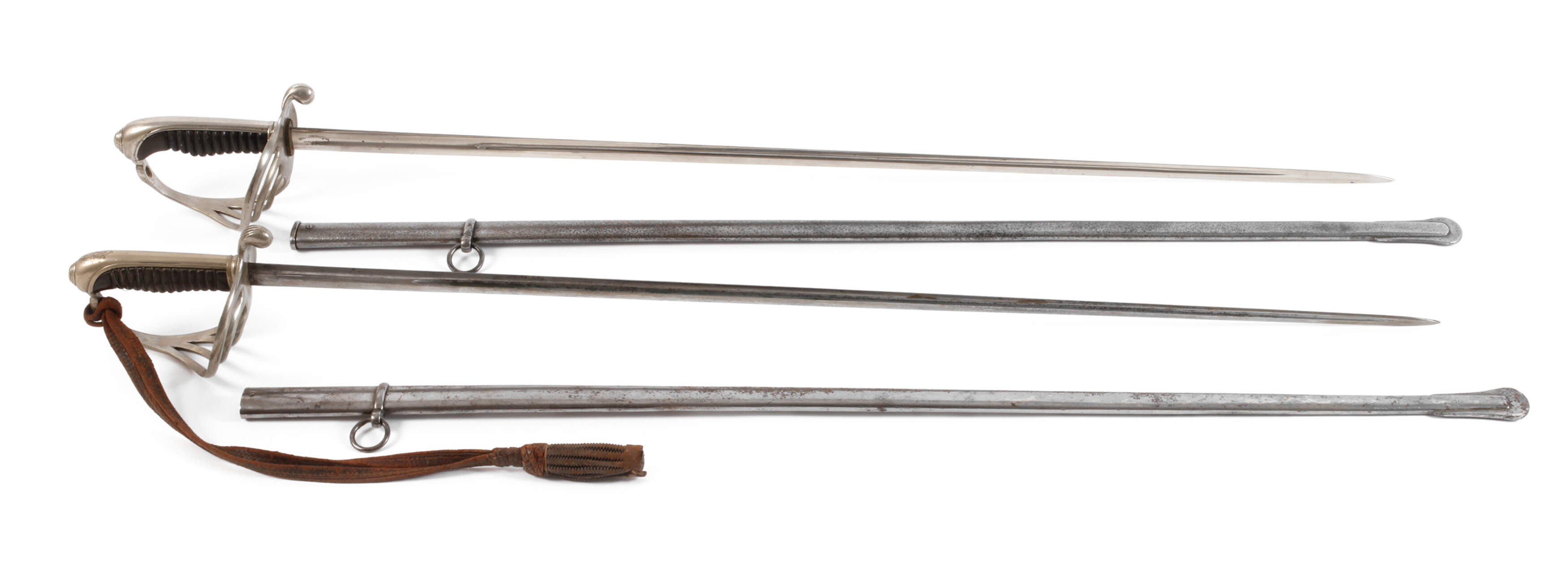 Zwei Infanterie-Offizierssäbel Frankreich