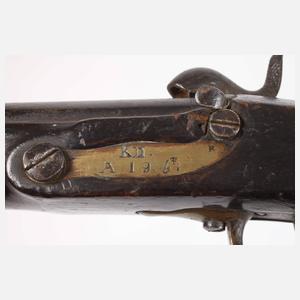 Zwei Perkussionspistolen