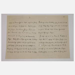 Autograph Hermann Kriebel