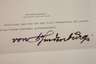 Zwei Autographen Hindenburg