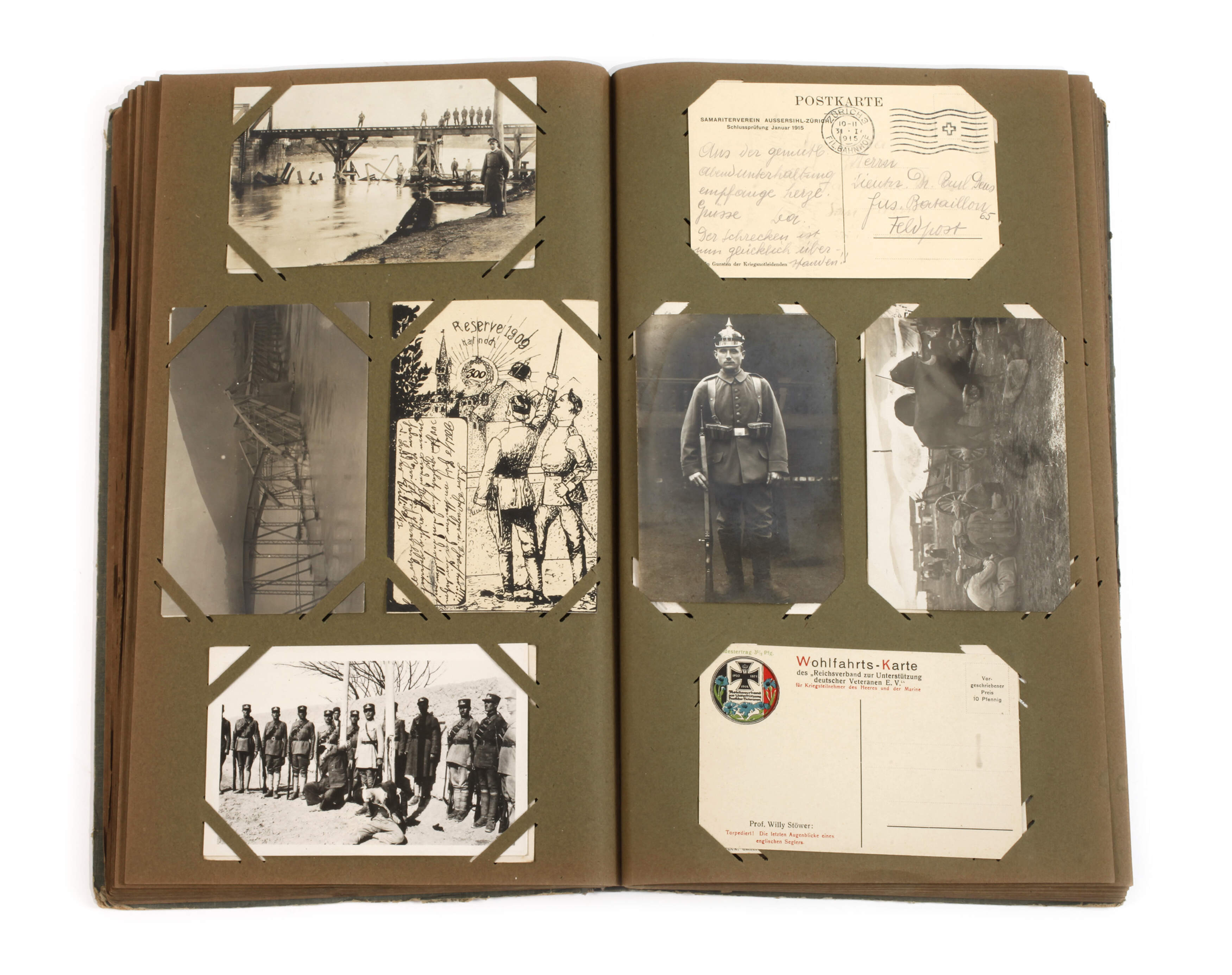 Postkartenalbum 1. Weltkrieg