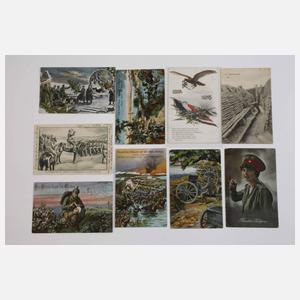 Großes Konvolut Postkarten 1. Weltkrieg