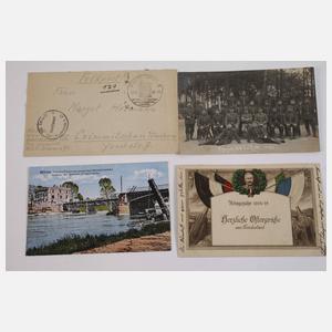 Konvolut Postkarten und Feldpost 1. und 2. Weltkrieg