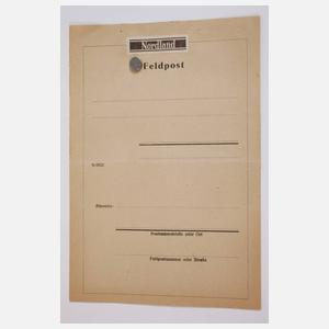 Konvolut Feldpost