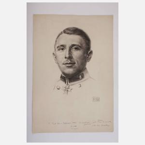 Kohlezeichnung Max Immelmann