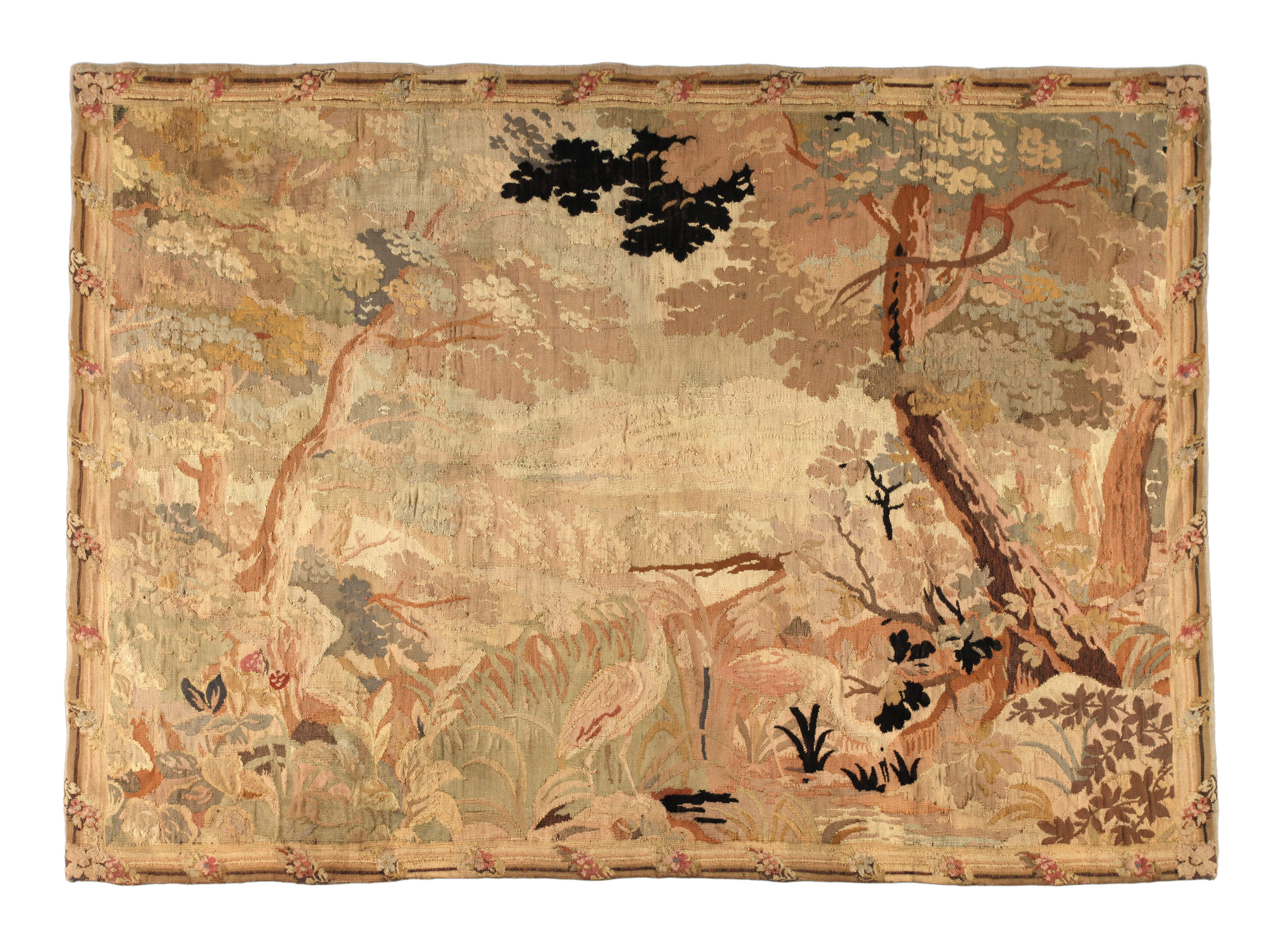 Tapisserie mit Landschaftsmotiv