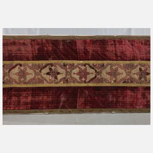 Langes Ambotuch mit Brokatstickerei