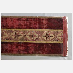 Langes Ambotuch mit Brokatstickerei