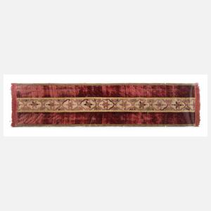 Langes Ambotuch mit Brokatstickerei